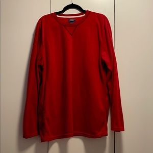 Izod Red Fleece sweater